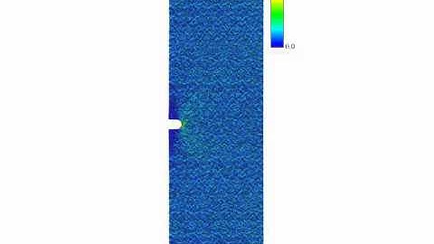 Movie 1 MD simulations notched MG nanopillar