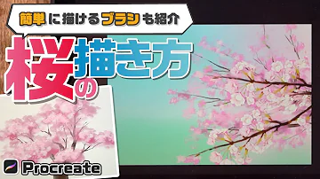 桜の描き方 花の咲き方を知って桜のイラストを描こう Ipadで描く背景イラスト Procreate Mp3