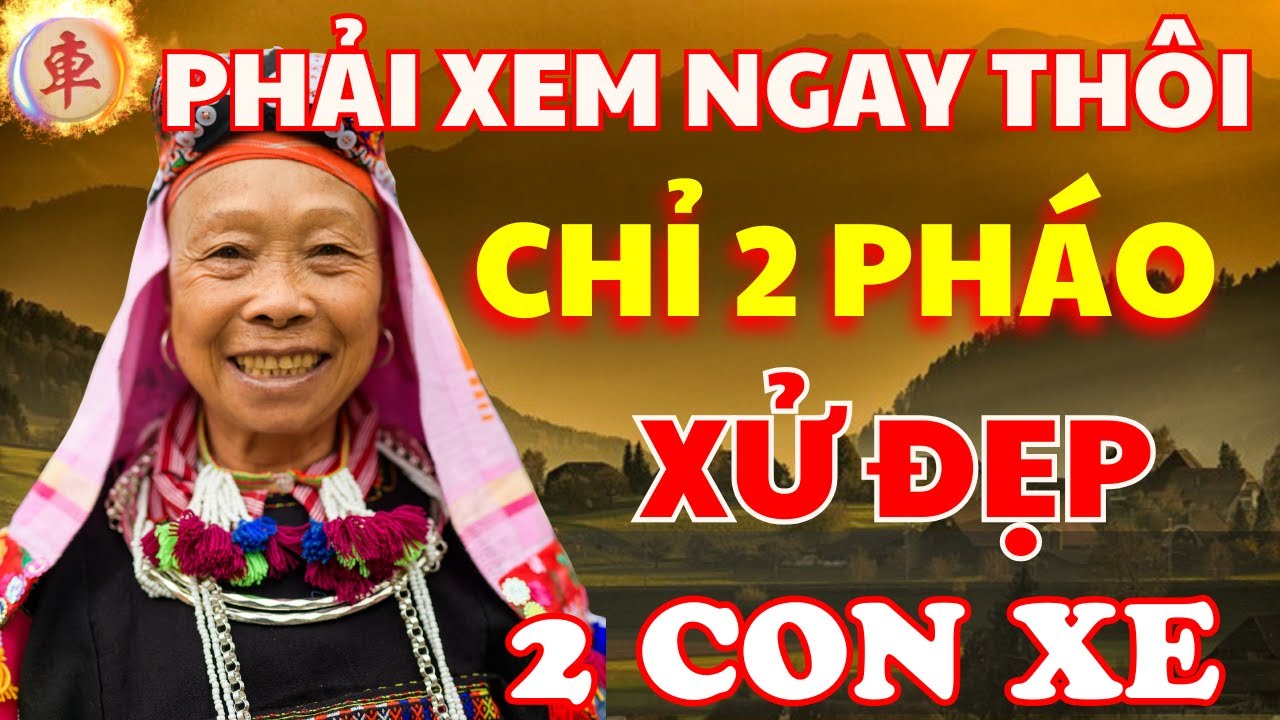 Cờ Tướng | Không Xem Quá Phí Lão Tộc Chỉ Chơi 2 Pháo Mà Có Thể Xử 2 Con Xe