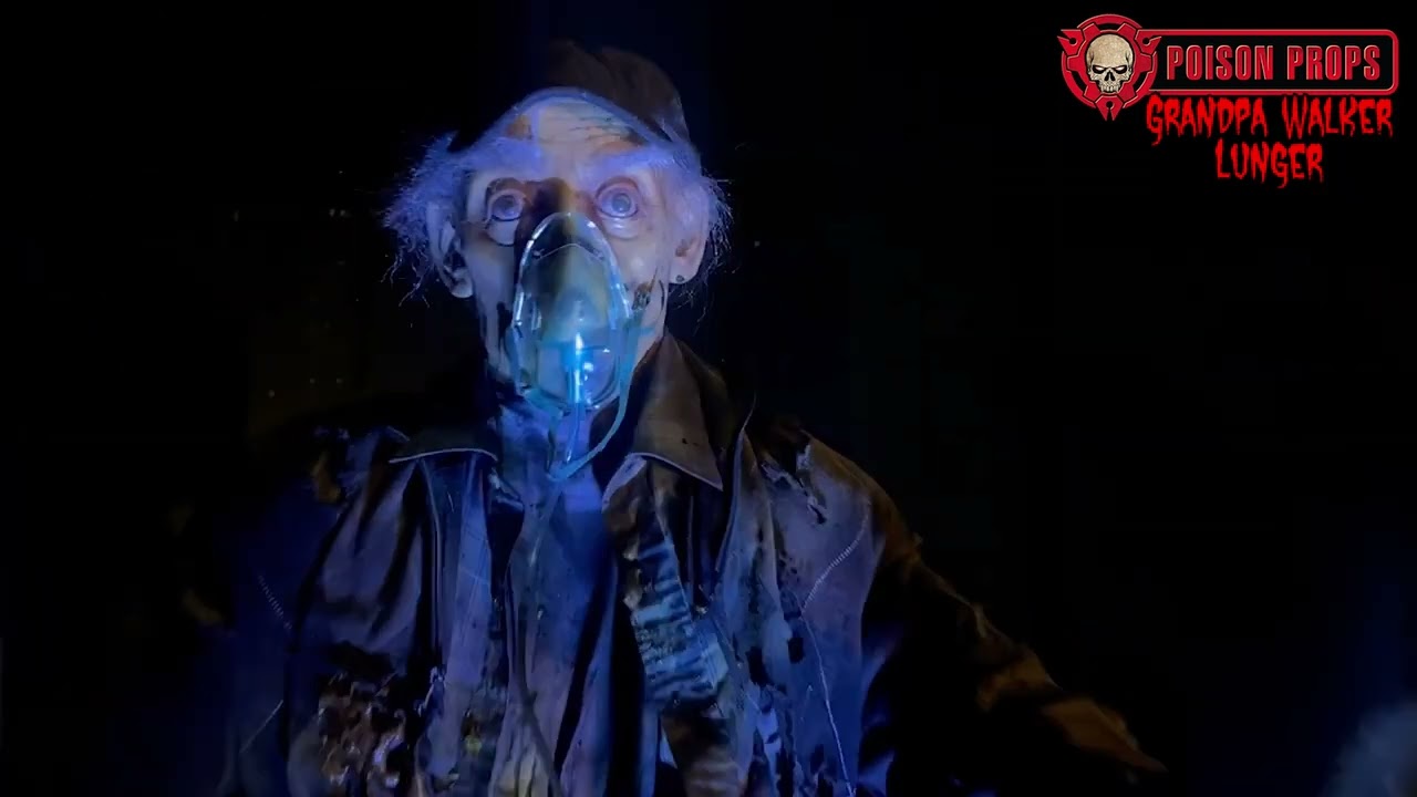 Grandpa Walker Lunger Halloween Animatronic by Poison Props