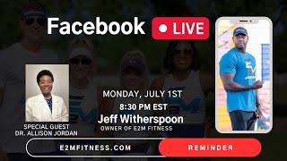 Live With Coach Jeff Spoon Special Guest Dr. Allison Jordan