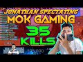 Jonathan Exciting After Spectating MOK Gameplay 😱| 35 KILLS | PUBG Mobile