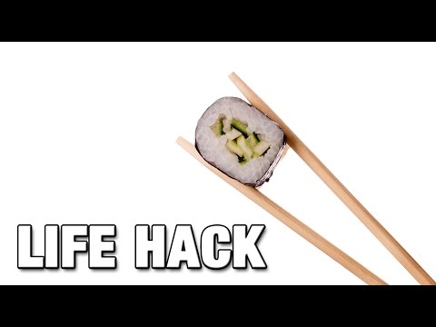 Simple Life Hack When You Eat Sushi 
