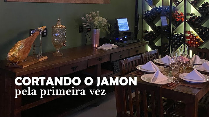 POV: Cortando pela primeira vez Jamon Serrano Espanhol Presunto Cru 24 Meses