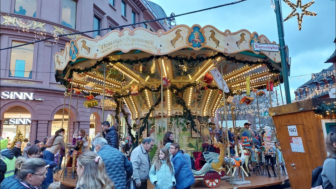 Nostalgie-Karussell - Zimmer & Kropp @ Mainzer Weihnachtsmarkt 2025 (POV Offride)