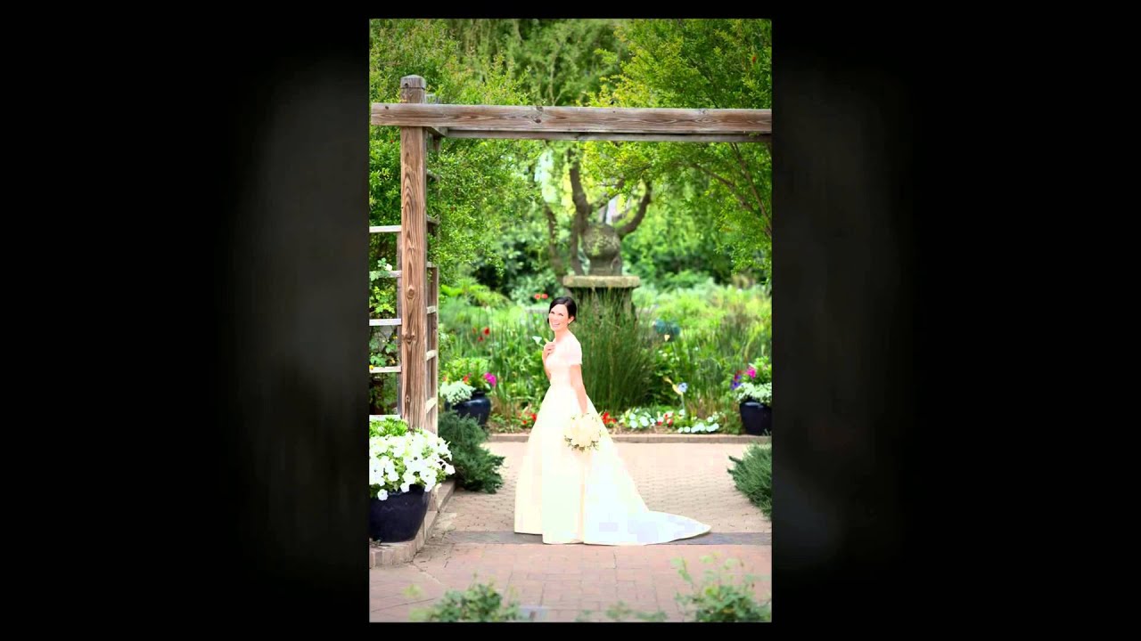 San Antonio Botanical Gardens Bridal Session - YouTube