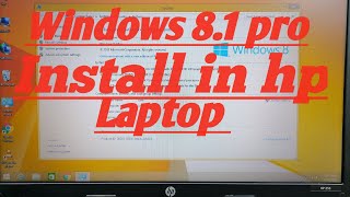 How to install in hp laptop windows 8.1 pro from USB DRIVE | windows 8.1 pro install |Ali TECH EASY