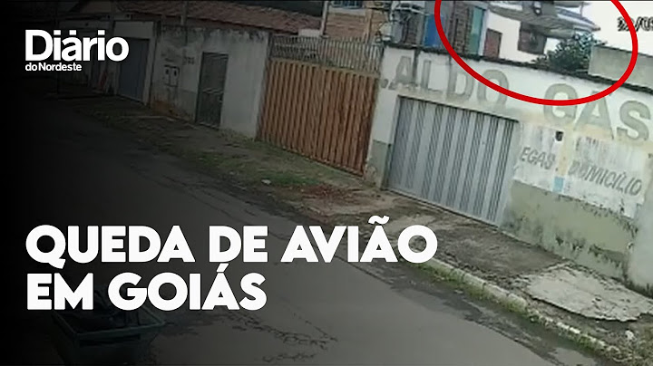 Vídeo mostra queda de avião que vitimou dois irmãos em Goiânia