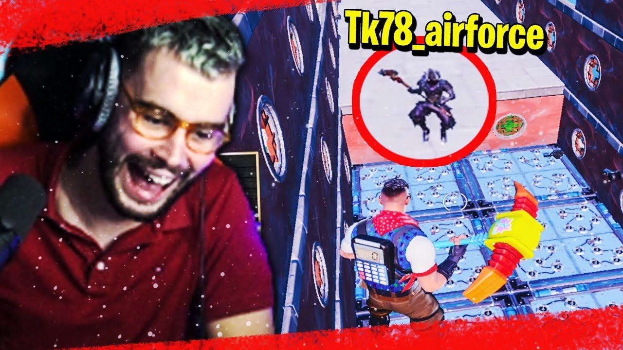 JE PRANK TK EN PLEIN PARCOURS DE LA MORT SUR FORTNITE !!!