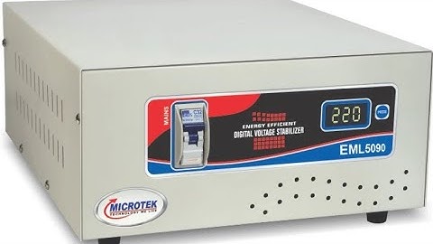 Microtek mainline EML5090 / EML3090 Digital Stabilizer  Automatic Full Details Review in Hindi