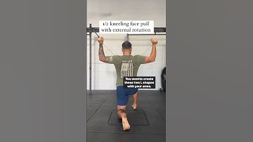 1/2 Kneeling Face Pull with External Rotation - Shoulder Prehab Mobility/Strength