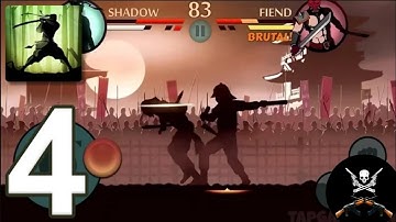 Shadow Fight 2 - Gameplay Walkthrough Part 4 - Act 1 (iOS, Android) تختيم