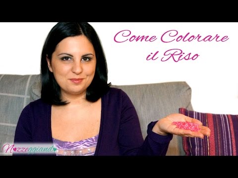 Video: Come Colorare Il Riso