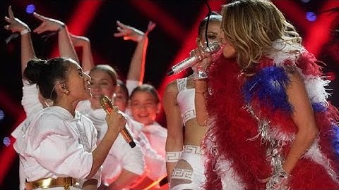 Jennifer Lopez(JLo) & her daughter, Emmé perform at Super Bowl 2020 halftime!!!