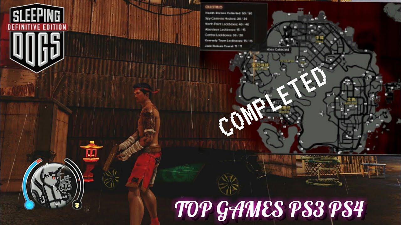 UNLOCKED MAPS COLLECTIBLES HEALTH SHRINES, CAMERAS HACKED, LOCKBOXES, JADE STATUESSLEEPING