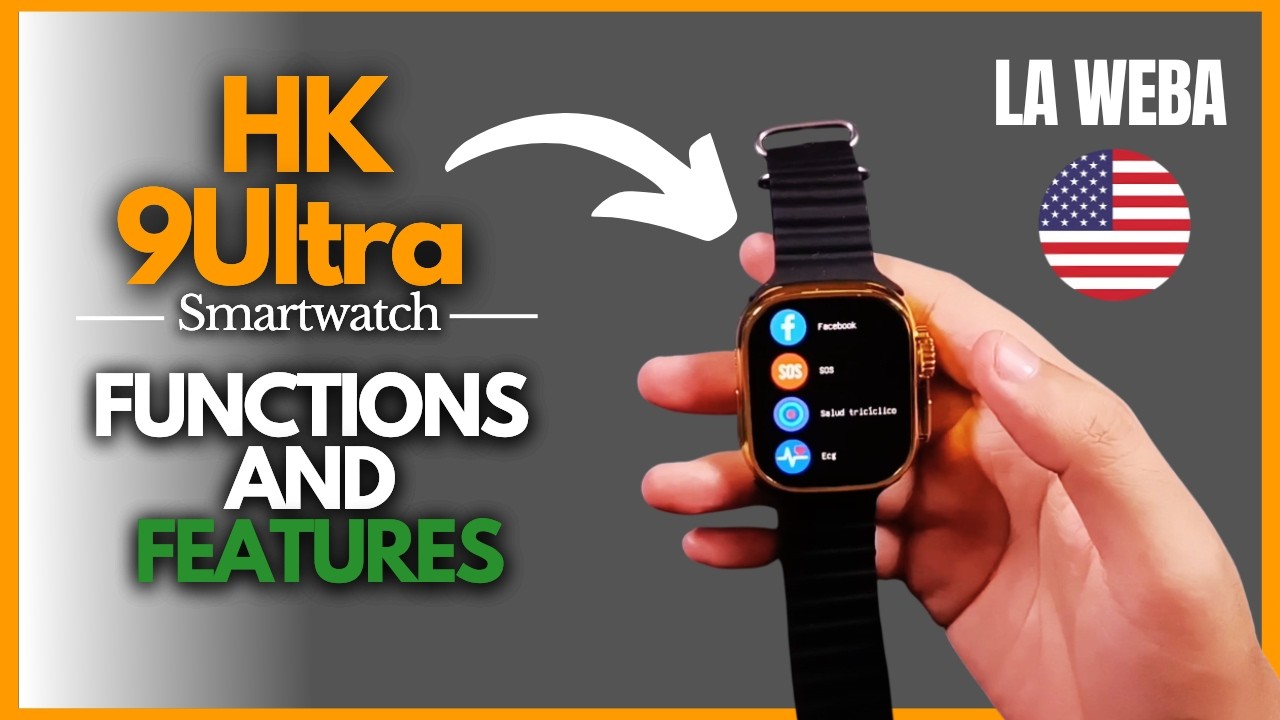 ?️ Everything the HK9 Ultra Golden Smartwatch Can Do - YouTube