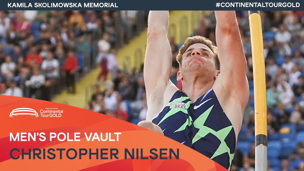 Chris Nilsen wins men's pole vault in Silesia