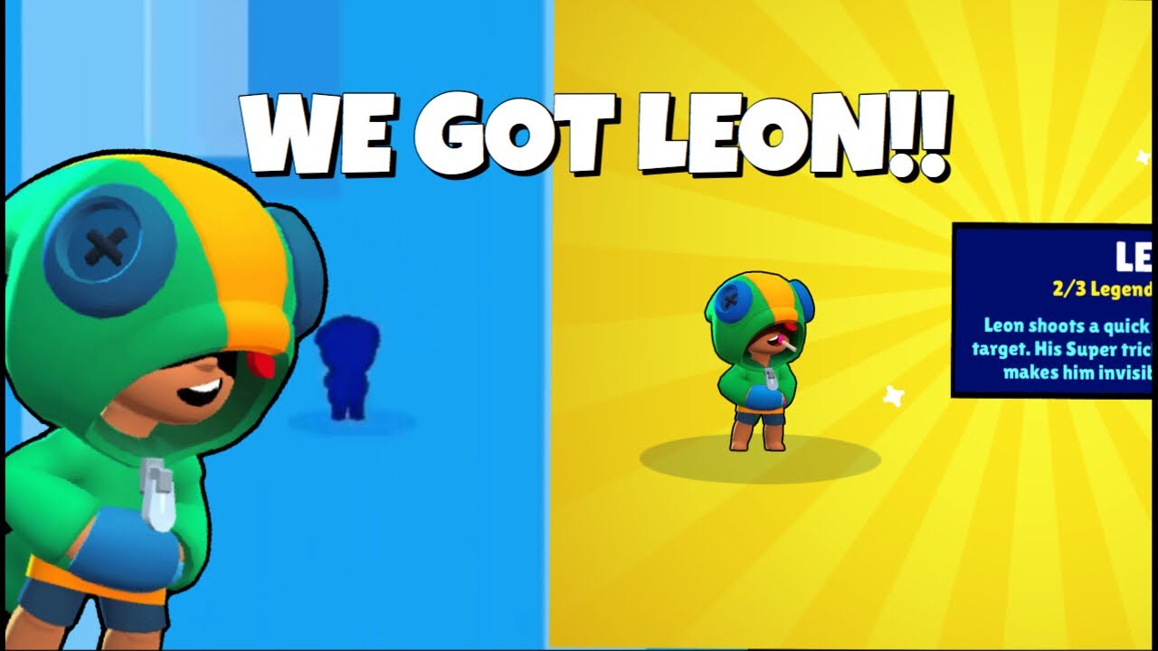 We Got Leon Leon Gameplay Brawl Stars Youtube - i got leon brawl stars