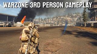 Warzone 3RD Person Gameplay with US Military Operator NO COMMENTARY