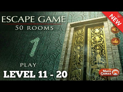 LEVEL 11 - 20 || Escape Game 50 Rooms 1 Walkthrough [Android] Gameplay..!