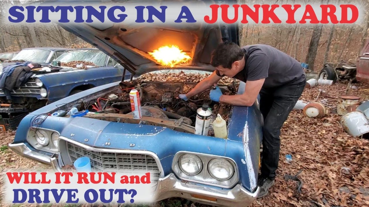 Will it run and drive out of the junkyard? A 1972 Ford Ranchero!