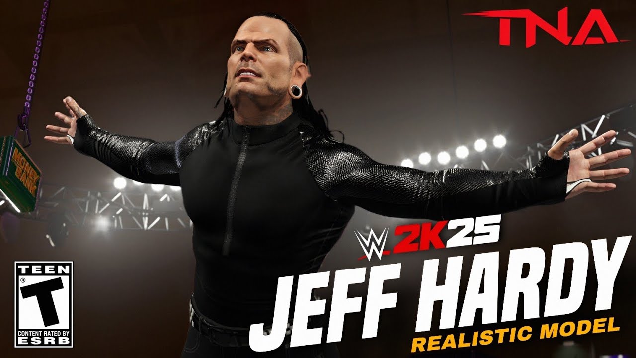 WWE2K25 Jeff Hardy '25 Full Entrance | WWE 2K25 TNA DLC PACK