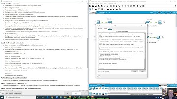 SRWE - Packet Tracer - 14.3.5 - Basic Router Configuration Review