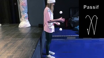 How to juggle 3 bounce balls ( passive) #jugglingtutorial #bouncejuggling #bouncejuggler