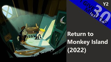 I give "Return to Monkey Island" 30 minutes!