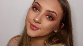 CHATTY BURNT ORANGE MAKEUP TUTORIAL