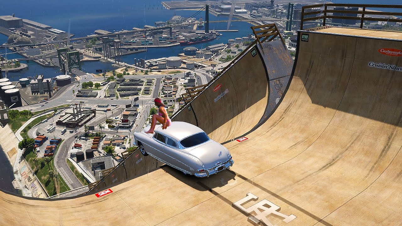 GTA 5 Water Ragdolls Spiderman VS Ramp (Euphoria Physics Fails and Funny Moments)