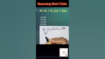 Reasoning Short Tricks| SSC GD Reasoning| Number Series| Reasoning Questions| #ssc #allexam #rrbntpc