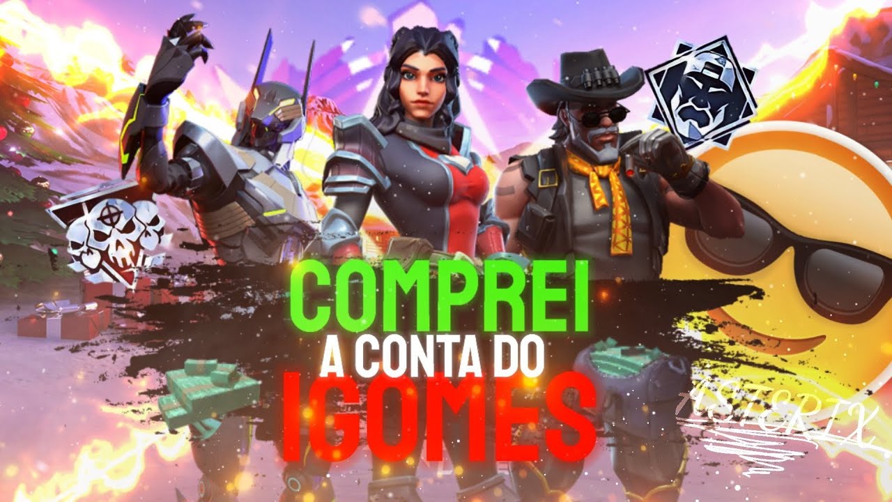 COMPREI A CONTA DO IGOMES // OMEGA LEGENDS // ASTERIX //💸