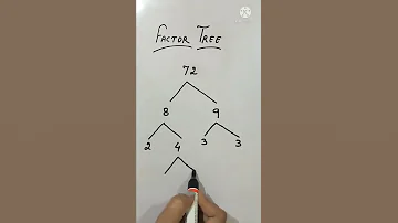 Factor Tree Prime Factorisation 