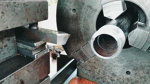 Gas Pipe Thread Cutting On Lathe Machine| thread cutting