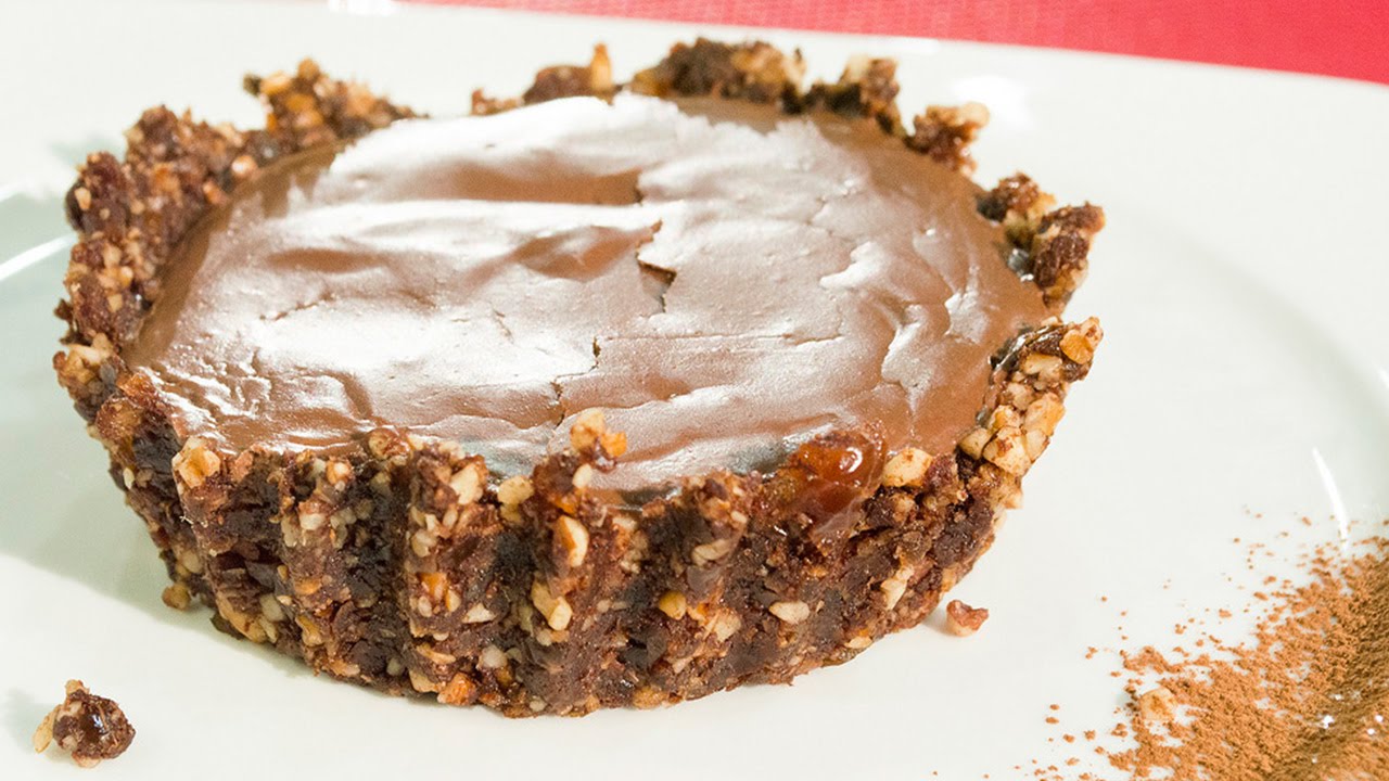 Tarta de chocolate raw