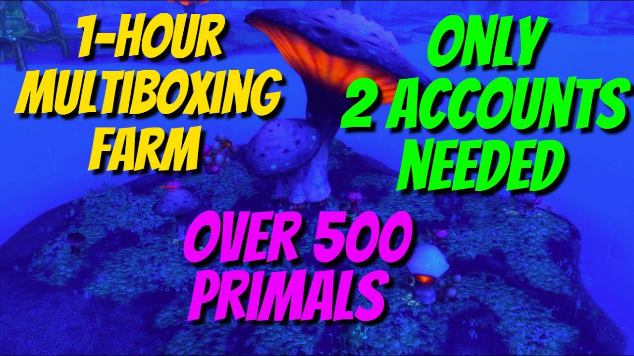WOW Lagoon Primal Life Multibox Farm