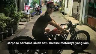 Ganteng maksimal, ini 8 aksi Dikta Yovie & Nuno saat naik motor gede