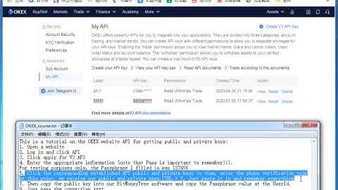 How to create API keys for OKEX exchange bitmoneytree setup guide