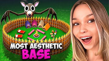 I Built The MOST Aesthetic Base in 99 Nights in the Forest!