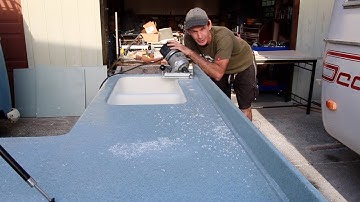 Cove Backsplash Solid Surface, How To, Tutorial