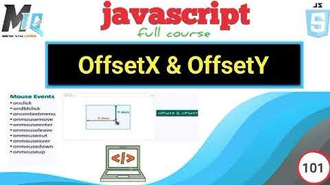 OffsetX & OffsetY properties in Javascript Urdu Hindi