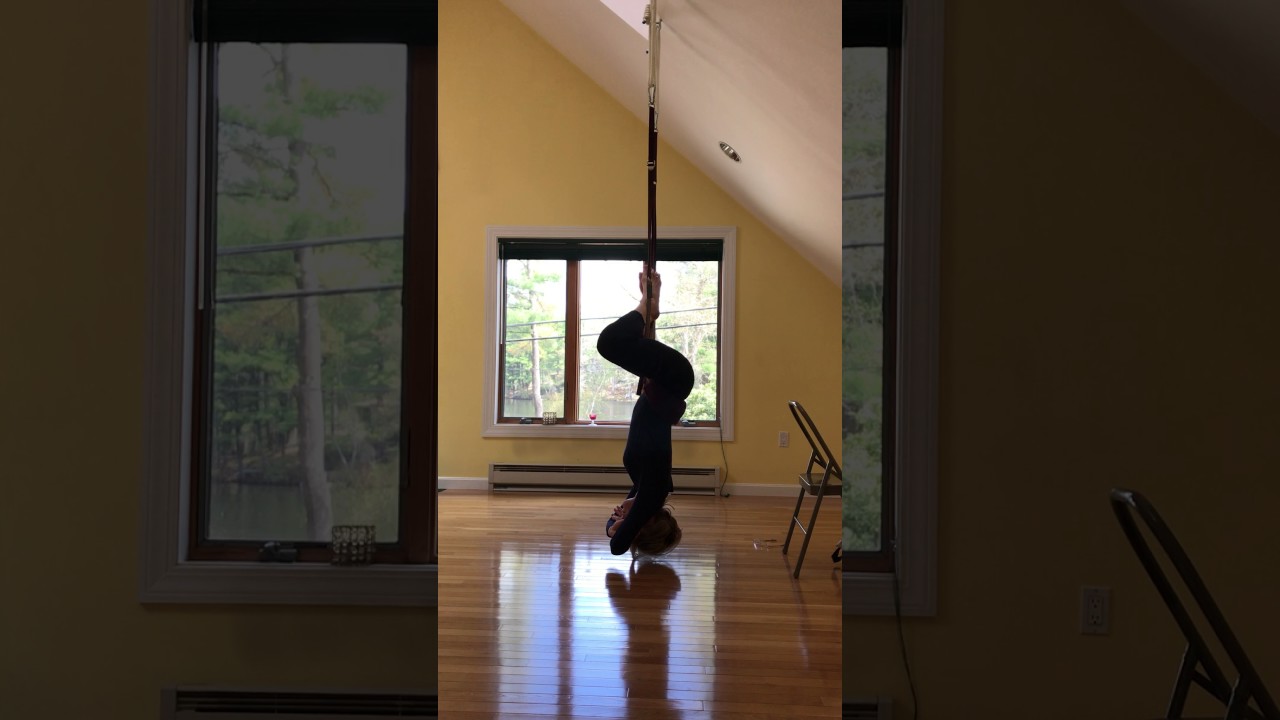 Variation Rope Beginner variation of Rope Sirsasana - YouTube