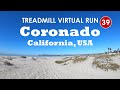 Treadmill Virtual Run 39: Coronado, California, USA
