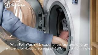 Electrolux Washing Machine UltimateCare 300  with UltraEco and Full Wash 45
