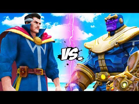 DOCTOR STRANGE VS THANOS INFINITY - EPIC BATTLE