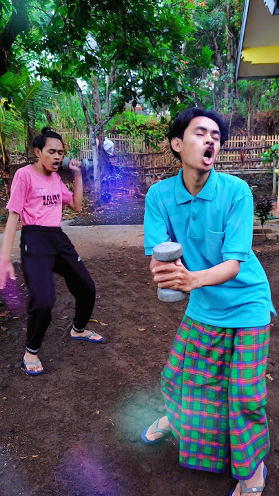 Bapak ketagihan barbel joget 🕺 #komedi