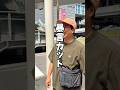 小倉駅の前で夏のファッションスナップ撮ってもらいました