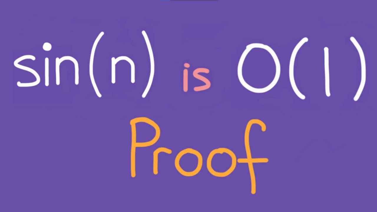 Prove Sin n Is O 1 YouTube prove-sin-n-is-o-1-youtube