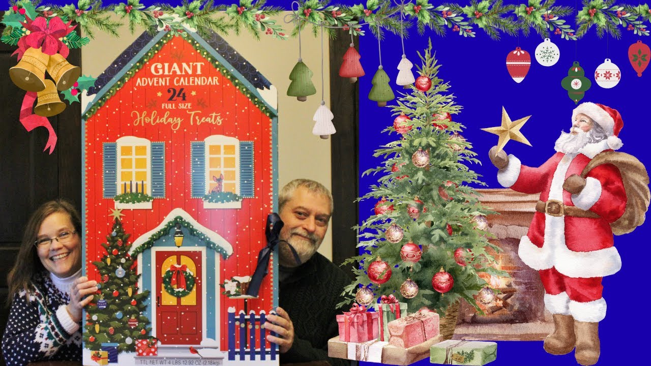 COSTCO GIANT Advent Calendar 24 FULL SIZE Holiday Treats Box